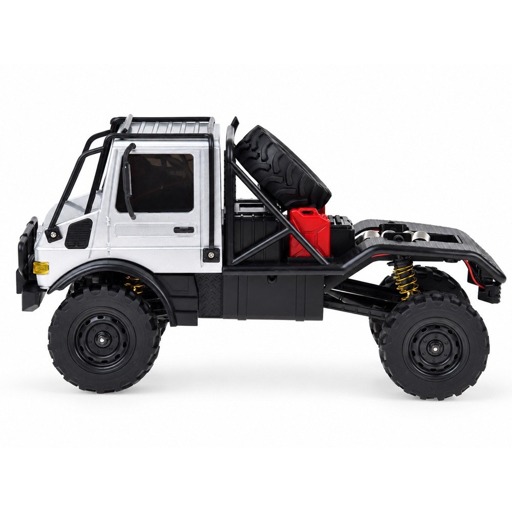 JOKO RC Terénne Auto U4000 MN-333 4x4 na diaľkové ovládanie, s LED svetlom, strieborné