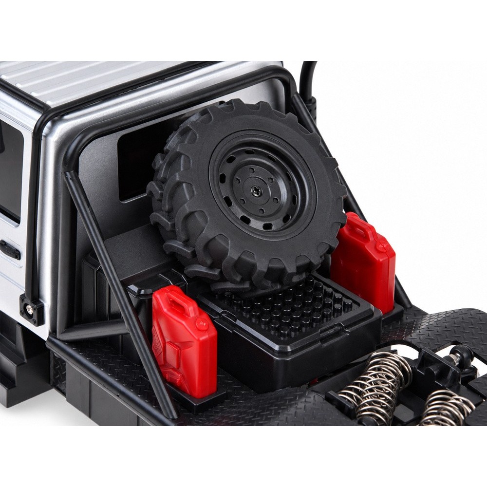 JOKO RC Terénne Auto U4000 MN-333 4x4 na diaľkové ovládanie, s LED svetlom, strieborné