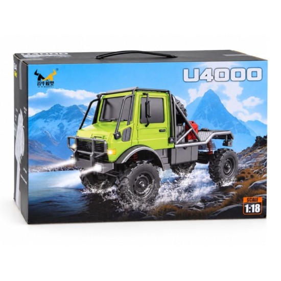 JOKO RC Terénne Auto U4000 MN-333 4x4 na diaľkové ovládanie, s LED svetlom, strieborné