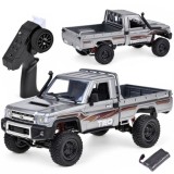 JOKO RC Auto Toyota Land Cruiser Pickup 4×4 na diaľkové ovládanie so svetlom, strieborné