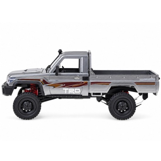 JOKO RC Auto Toyota Land Cruiser Pickup 4×4 na diaľkové ovládanie so svetlom, strieborné