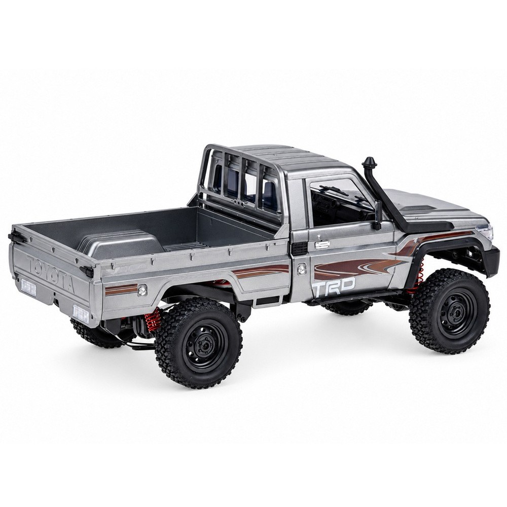 JOKO RC Auto Toyota Land Cruiser Pickup 4×4 na diaľkové ovládanie so svetlom, strieborné