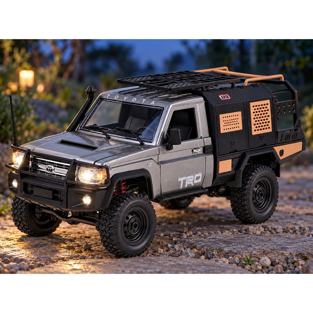 JOKO RC Auto Toyota Land Cruiser Expedition 4×4 na diaľkové ovládanie, so svetlom, sivé