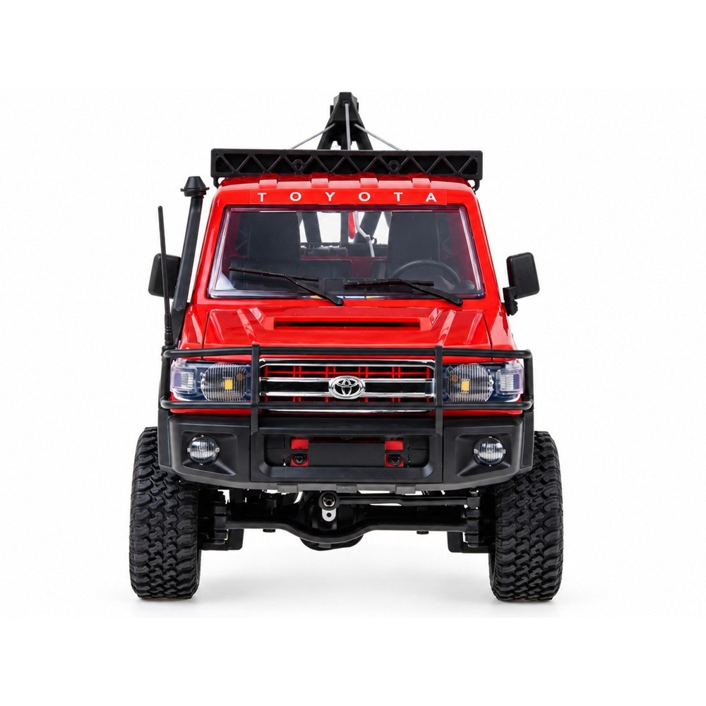 JOKO RC Auto Toyota Land Cruiser + Navijak s lanom a hákom 1:12 4×4 na diaľkové ovládanie, žlté