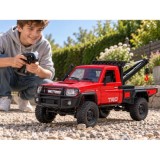JOKO RC Auto Toyota Land Cruiser + Navijak s lanom a hákom 1:12 4×4 na diaľkové ovládanie, žlté
