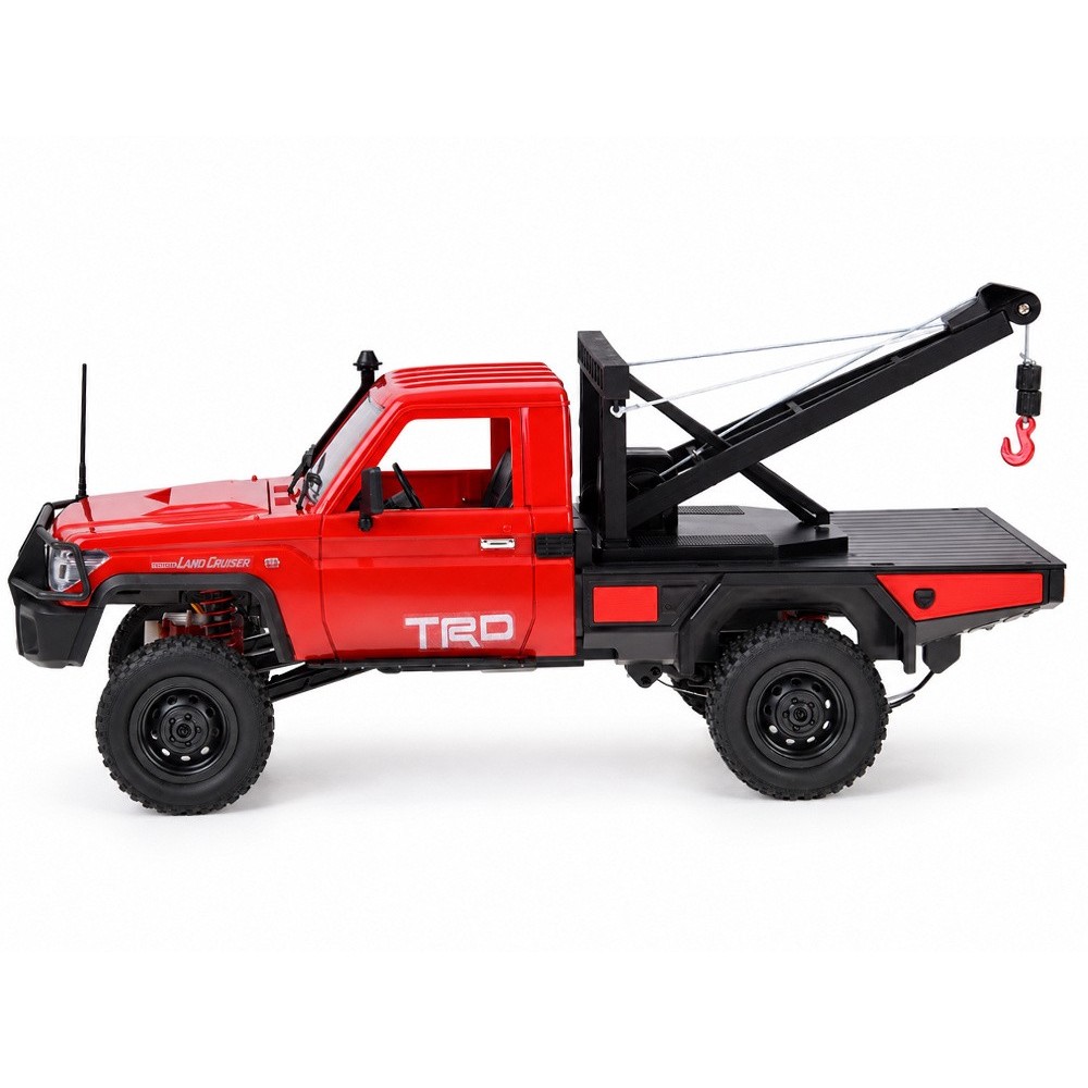 JOKO RC Auto Toyota Land Cruiser + Navijak s lanom a hákom 1:12 4×4 na diaľkové ovládanie, žlté