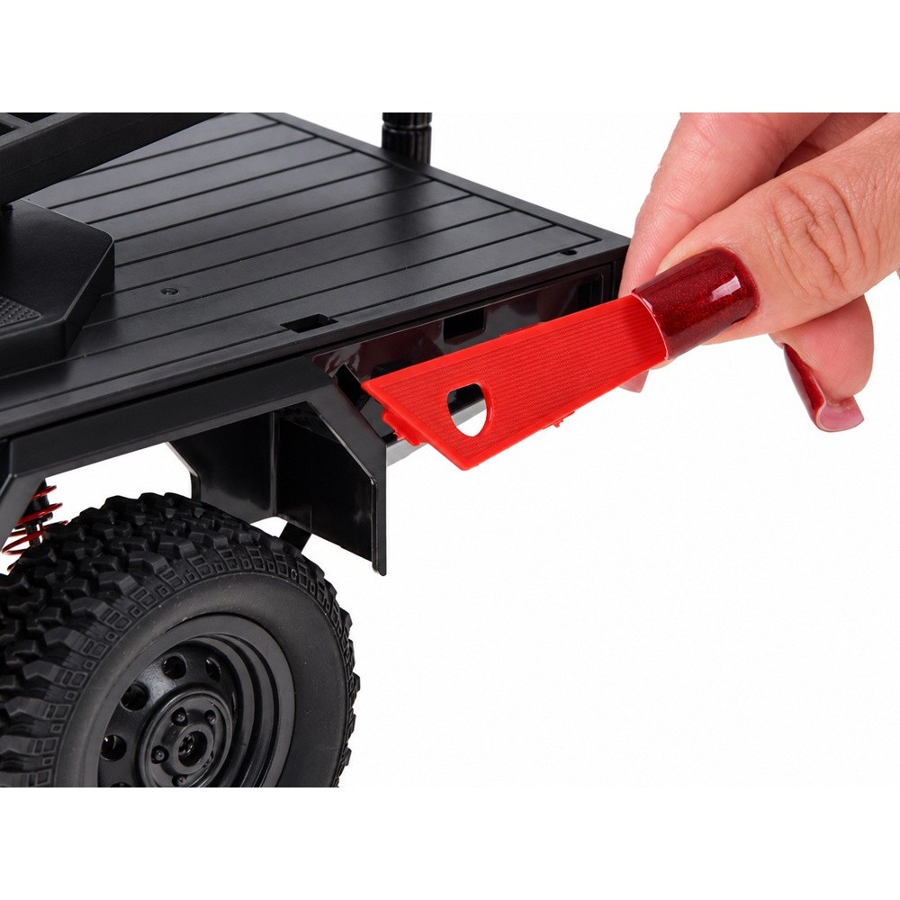 JOKO RC Auto Toyota Land Cruiser + Navijak s lanom a hákom 1:12 4×4 na diaľkové ovládanie, žlté