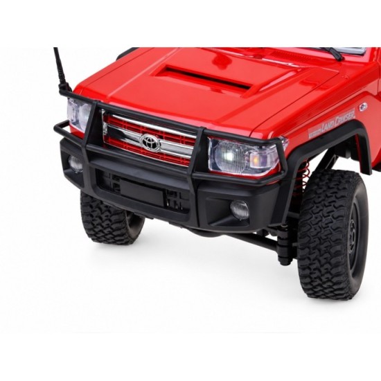 JOKO RC Auto Toyota Land Cruiser + Navijak s lanom a hákom 1:12 4×4 na diaľkové ovládanie, žlté