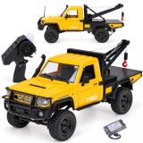 JOKO RC Auto Toyota Land Cruiser + Navijak s lanom a hákom 1:12 4×4 na diaľkové ovládanie, žlté