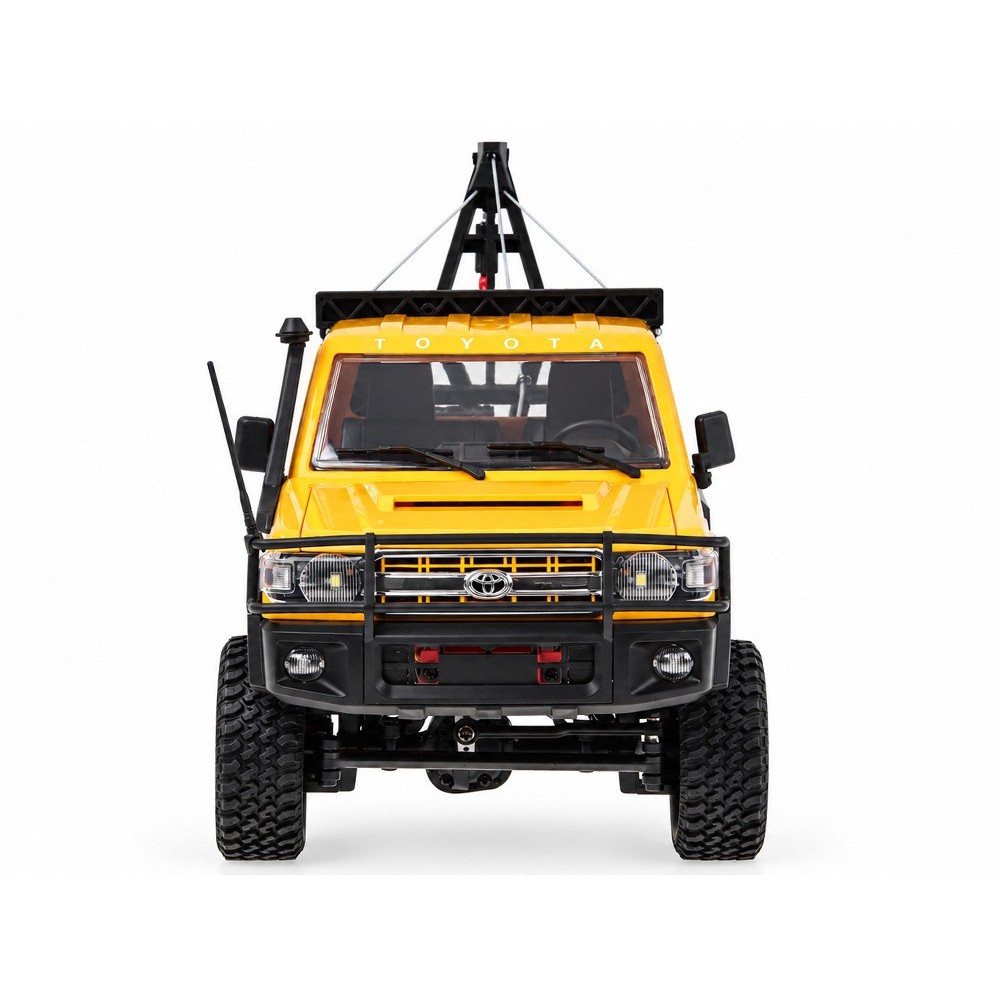 JOKO RC Auto Toyota Land Cruiser + Navijak s lanom a hákom 1:12 4×4 na diaľkové ovládanie, žlté