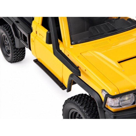 JOKO RC Auto Toyota Land Cruiser + Navijak s lanom a hákom 1:12 4×4 na diaľkové ovládanie, žlté