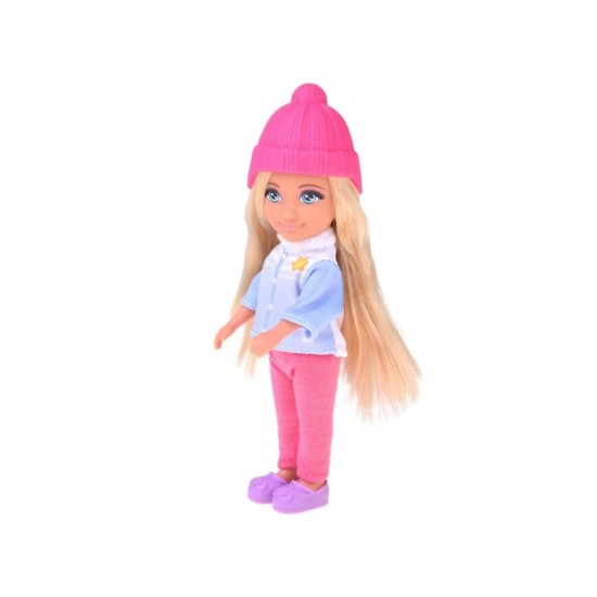 Anlily Bábika s malou bábikou v Zimnom oblečení, čiapka, čižmy