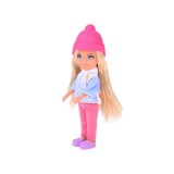 Anlily Bábika s malou bábikou v Zimnom oblečení, čiapka, čižmy