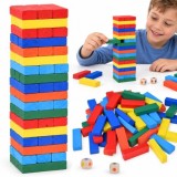 JOKO Drevená Veža JENGA, farebná