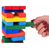JOKO Drevená Veža JENGA, farebná