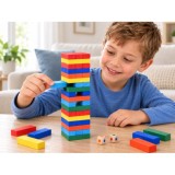 JOKO Drevená Veža JENGA, farebná