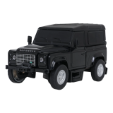 Rastar RC Auto Robot Land Rover Defender na diaľkové ovládanie 2v1, so svetlom a zvukom, čierne