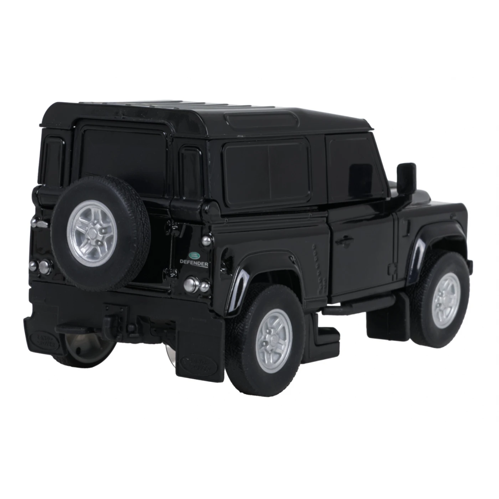 Rastar RC Auto Robot Land Rover Defender na diaľkové ovládanie 2v1, so svetlom a zvukom, čierne