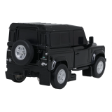 Rastar RC Auto Robot Land Rover Defender na diaľkové ovládanie 2v1, so svetlom a zvukom, čierne