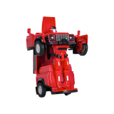 Rastar RC Auto Robot Land Rover Defender na diaľkové ovládanie 2v1, so svetlom a zvukom, červené