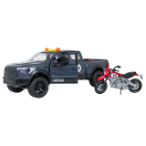 JOKO Auto Jeep Off-Road s vlečkou + Motorka, so svetlom a zvukom