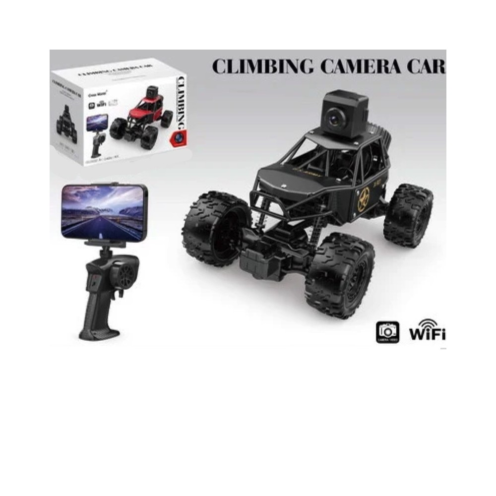 JOKO RC Auto Crawler s Kamerou WiFi na diaľkové ovládanie, čierne