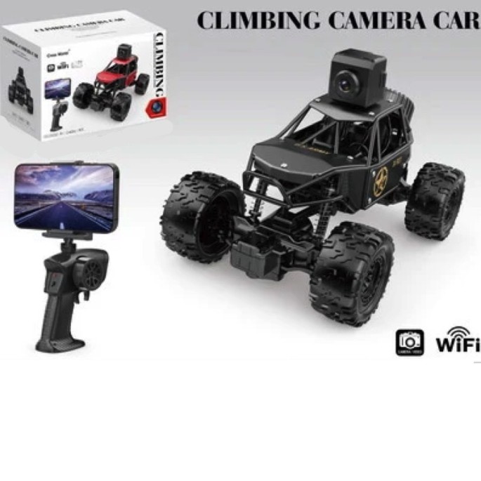 JOKO RC Auto Crawler s Kamerou WiFi na diaľkové ovládanie, čierne