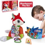 JOKO Sada Montessori Plyšová Líška a Detská Kniha + hračka 3v1