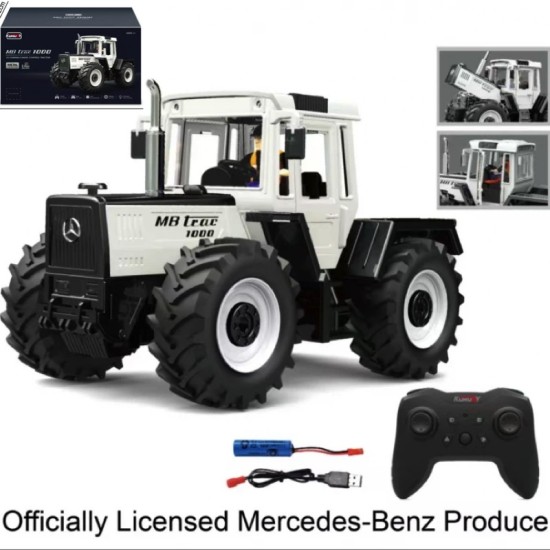 JOKO RC Traktor Mercedes Benz na diaľkové ovládanie, biely