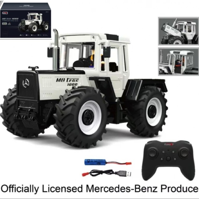 JOKO RC Traktor Mercedes Benz na diaľkové ovládanie, biely
