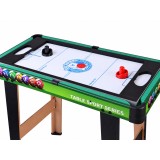 JOKO Multifunkčný Hrací Stôl 4v1 Stolný futbal, Biliard, Ping Pong, Air hokej