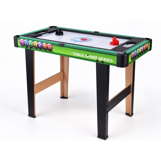JOKO Multifunkčný Hrací Stôl 4v1 Stolný futbal, Biliard, Ping Pong, Air hokej