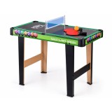 JOKO Multifunkčný Hrací Stôl 4v1 Stolný futbal, Biliard, Ping Pong, Air hokej
