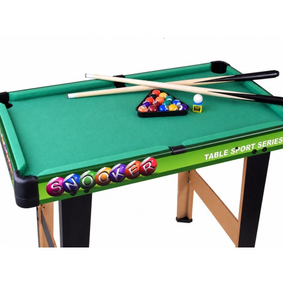 JOKO Multifunkčný Hrací Stôl 4v1 Stolný futbal, Biliard, Ping Pong, Air hokej