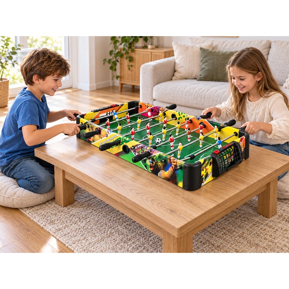 JOKO Multifunkčný Hrací Stôl 4v1 Stolný futbal, Biliard, Ping Pong, Air hokej