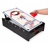 JOKO Multifunkčný Srôl s Hrami 6v1, Elektrický Vzdušný Air hokej, stolný futbal, biliard, ping-pong, hádzanie vrecúšok