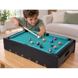 JOKO Multifunkčný Srôl s Hrami 6v1, Elektrický Vzdušný Air hokej, stolný futbal, biliard, ping-pong, hádzanie vrecúšok