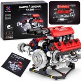 JOKO Technická stavebnica MOTOR V8 s interaktívnou batériou 653ks