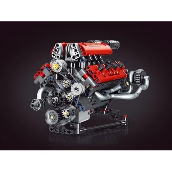 JOKO Technická stavebnica MOTOR V8 s interaktívnou batériou 653ks