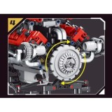 JOKO Technická stavebnica MOTOR V8 s interaktívnou batériou 653ks