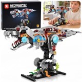 JOKO Technická stavebnica Mechanický Dinosaurus T-Rex 730ks s LED svetlom