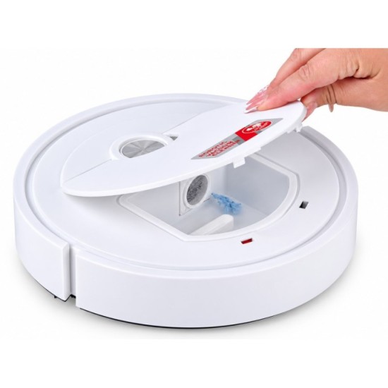 JOKO Detský Robotický Automatický Vysávač na batérie, biely