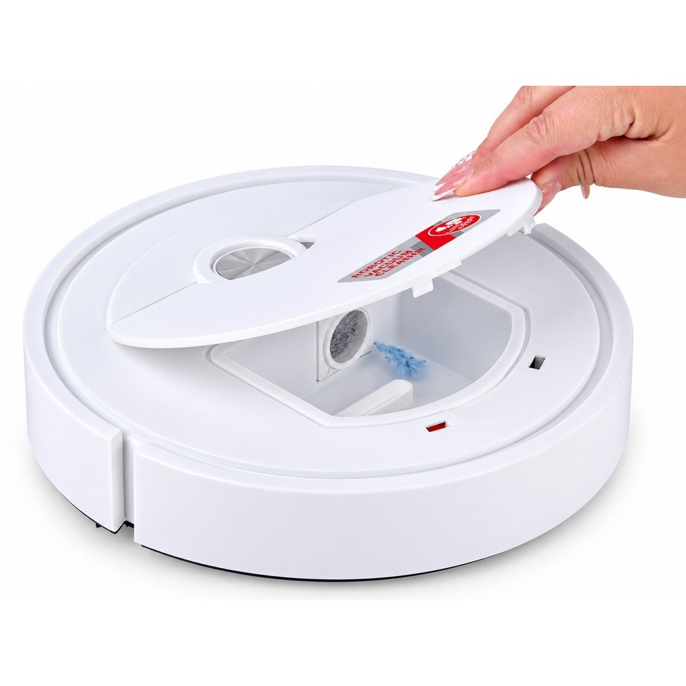 JOKO Detský Robotický Automatický Vysávač na batérie, biely