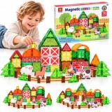 JOKO Sada Magnetické kocky Farma so zvieraktami 70ks