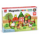 JOKO Sada Magnetické kocky Farma so zvieraktami 70ks