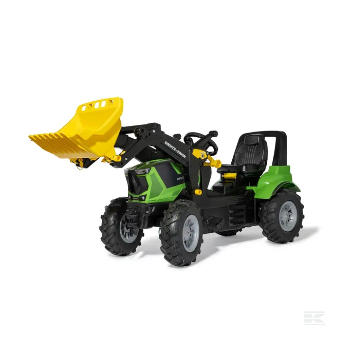 Rolly Toys Šľapací traktor Deutz Agrotron T8280TTV rollyFarmtrac s predným nakladačom a Nafukovacími Kolesami