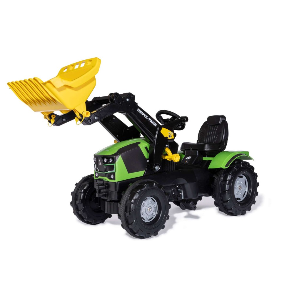 Rolly Toys Šľapací Traktor DEUTZ-FAHR 5120 s čelným nakladačom, pre deti od 3 do 8 rokov