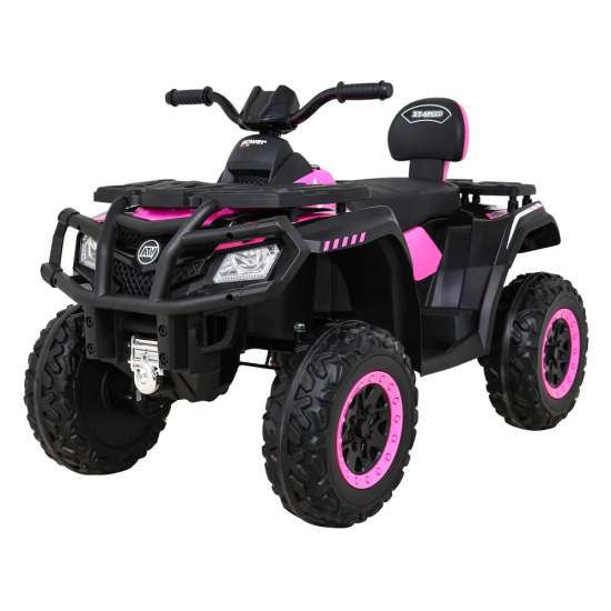 JOKO Elektrická Štvorkolka XT-Speed 4x4 - 4x80W, Penové kolesá, Rádio, Kožené sedadlo, Nosnosť 59kg, ružová