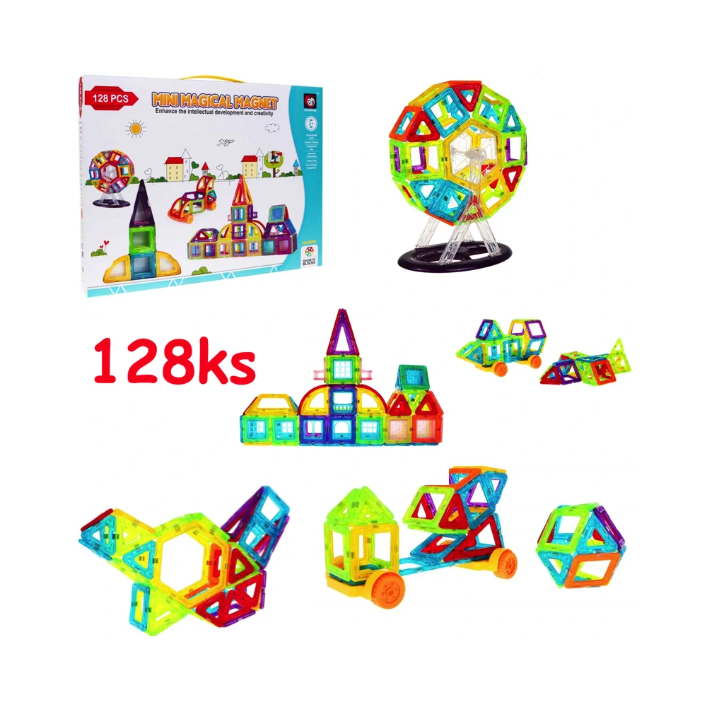 JOKO Magnetické Kocky 128ks