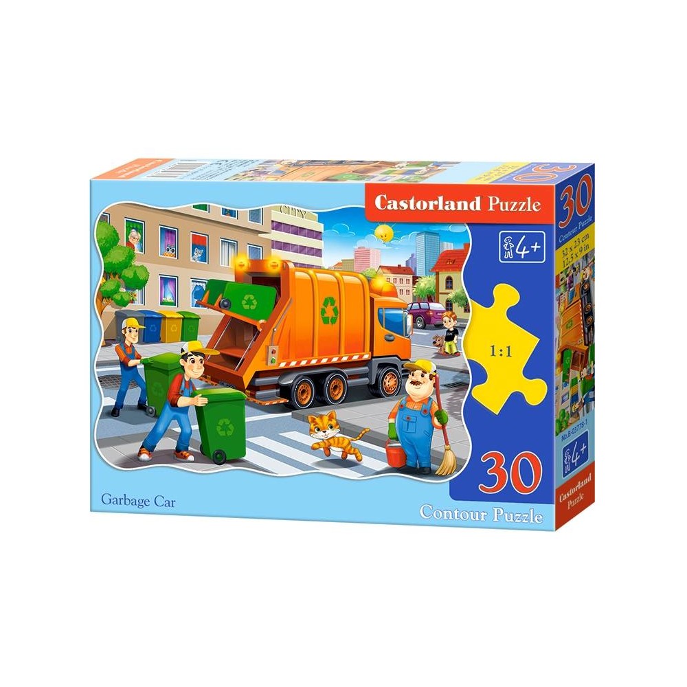 Castorland, Detské Puzzle Smetiari v akcii, 30 ks